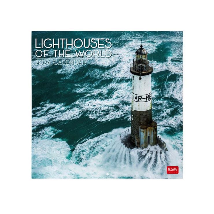 Calendari paret Legami 30x29cm 2026 Lighthouses