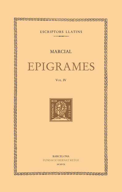 Epigrames (vol. IV)