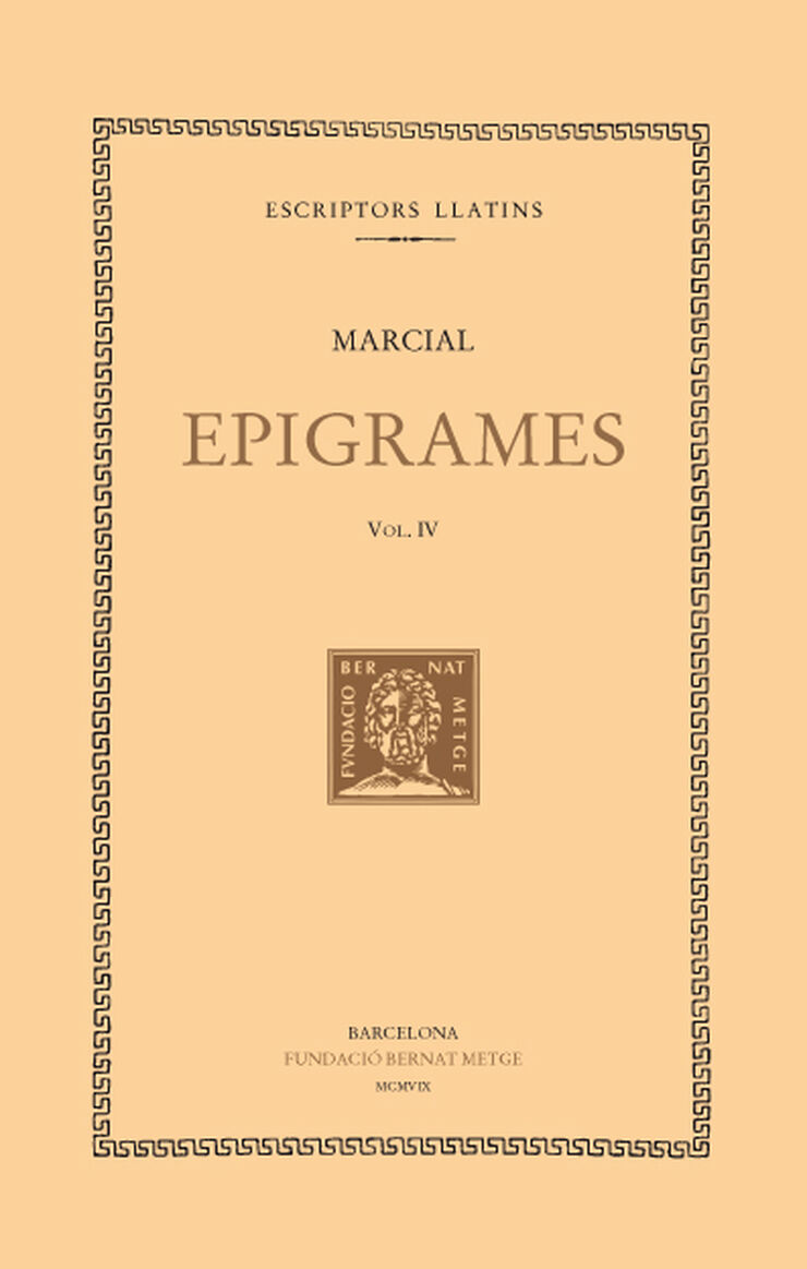 Epigrames (vol. IV)