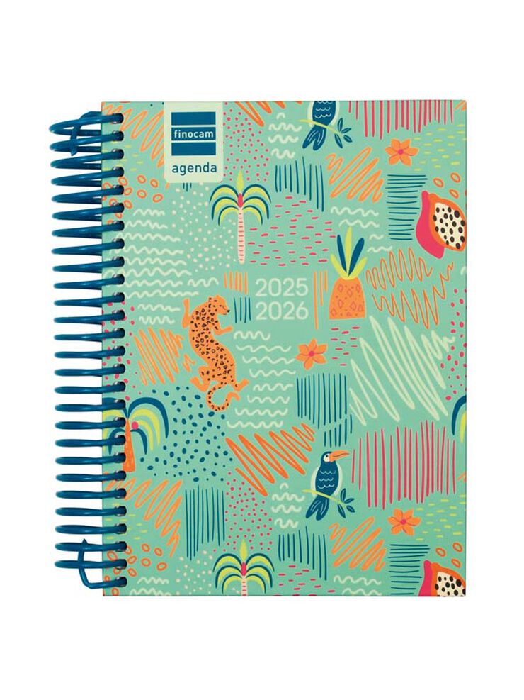 Agenda Finocam escolar Diva 1/8 dia/pàg cat 2025-26 selva
