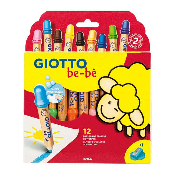 Lápices de colores Giotto Be-bé 12 colores