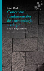 Conceptos fundamentales de antropología y religión Conceptos fundamentales de antropología y religión
