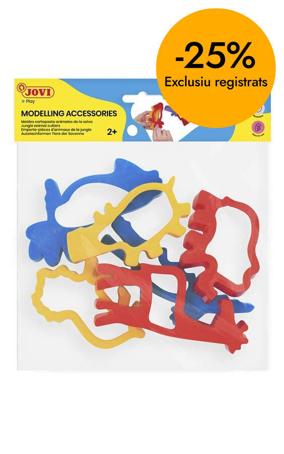 Moldes Animales Jovi Jungla 6u