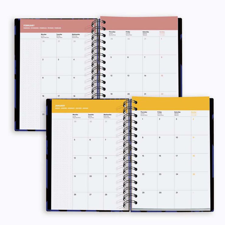 Agenda Miquelrius Plus W-O setm/vista mult 2026 Marf Midnight