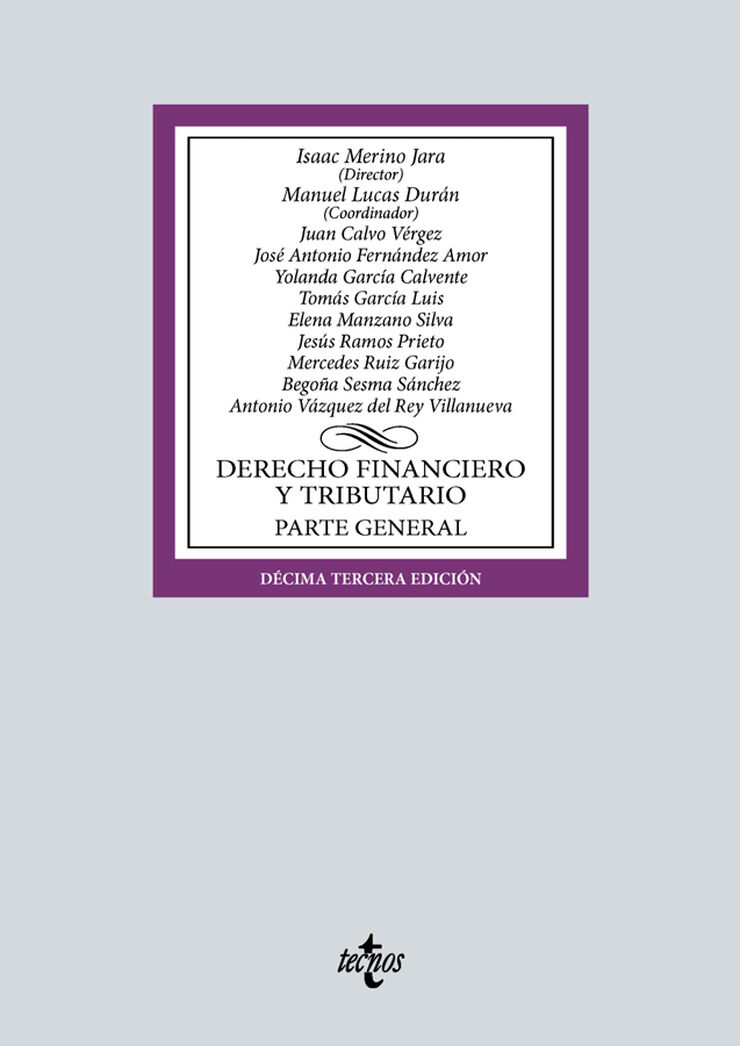 Derecho financiero y tributario