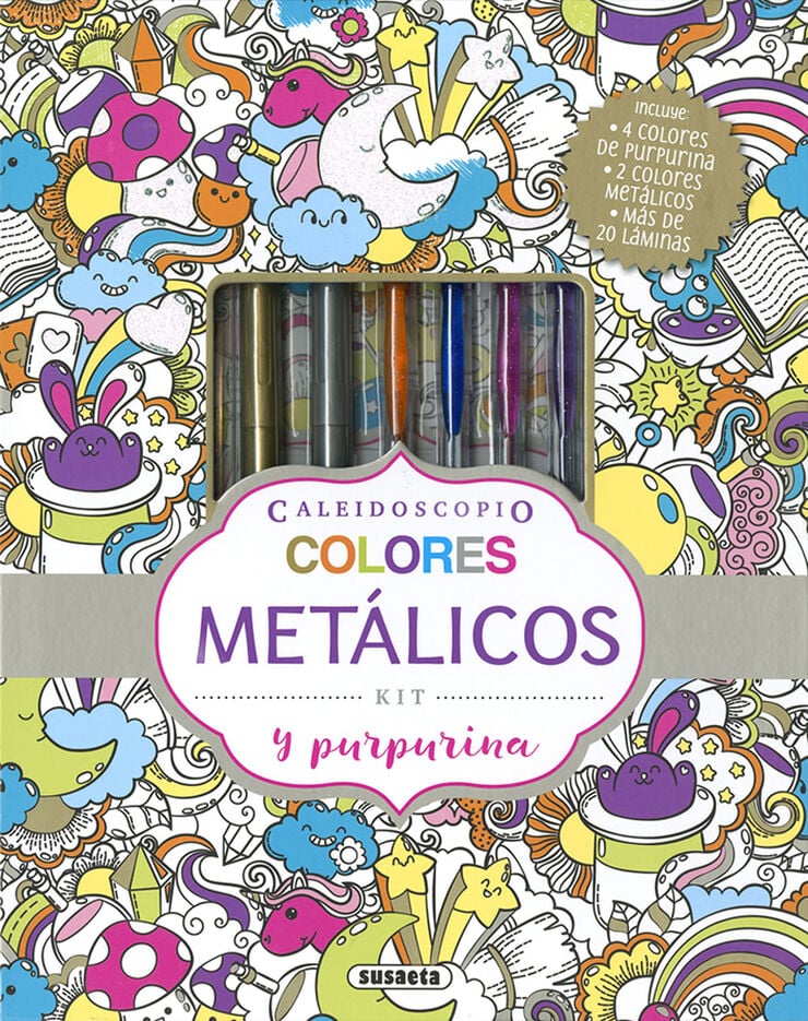 Colores met&aacute;licos y purpurina