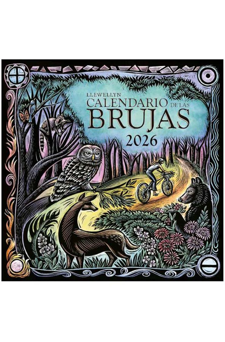 Calendario pared Brujas castellano 2026