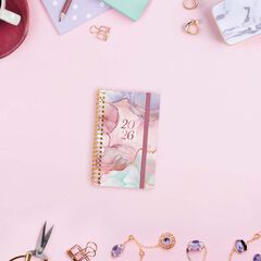 Agenda Finocam Design Collection E3 sem/vista horizontal cat 2026 Goldy