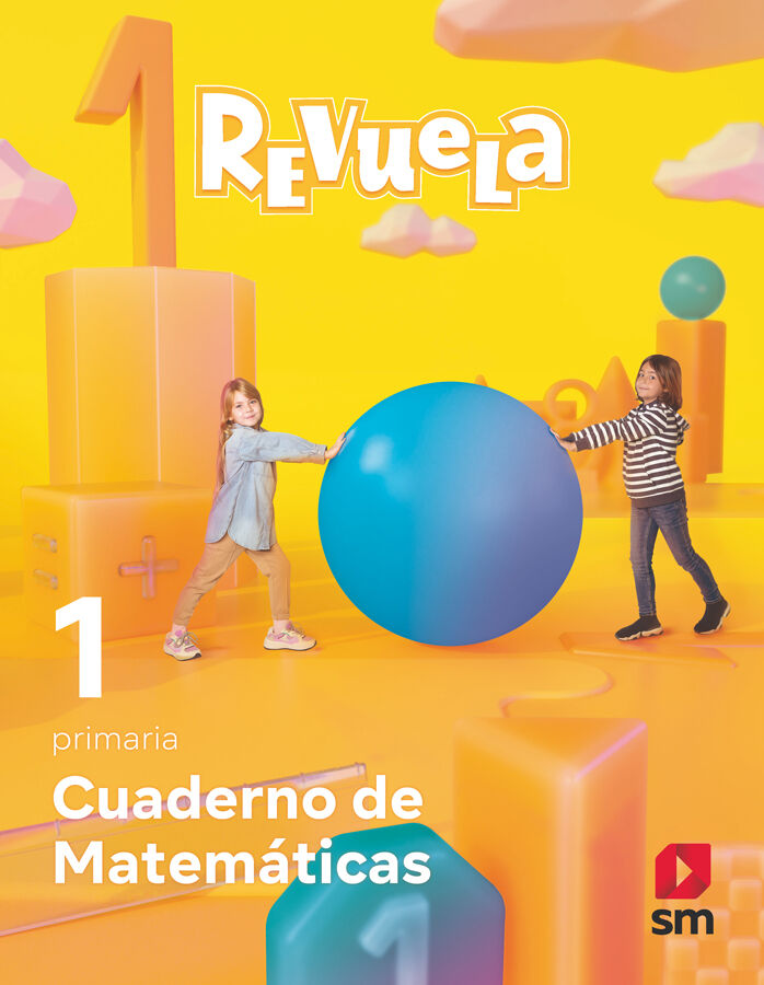 Cuaderno de Matem&aacute;ticas. 1 Primaria. Revuela