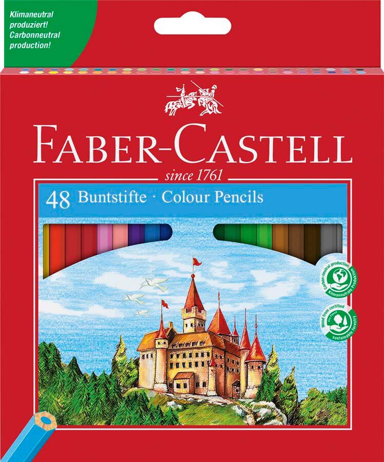L&aacute;pices&nbsp;de colores Faber-Castell Ecologic 48 colores