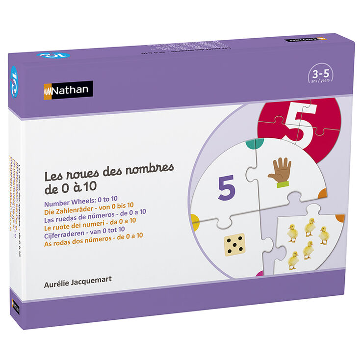 Las ruedas de números - De 0 a 10 Nathan