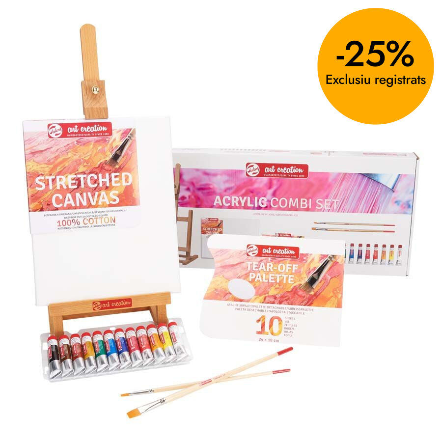 Set Acr&iacute;lic Talens Art Creation combi 12 colors