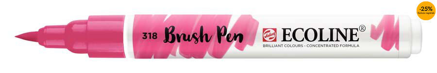 Rotulador Ecoline Brush Pen carm&iacute;n 318
