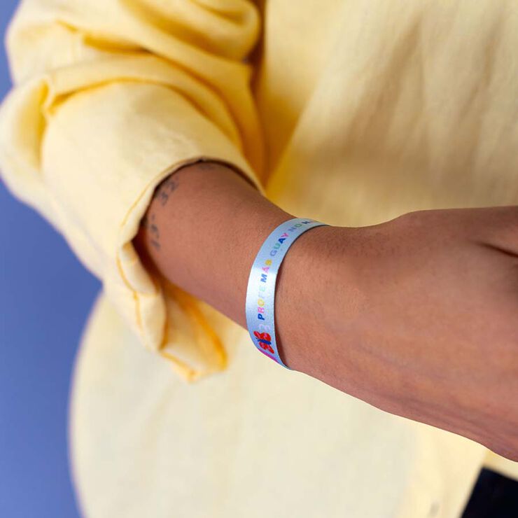 Pulsera de tela UO ''Profe más guay no hay''