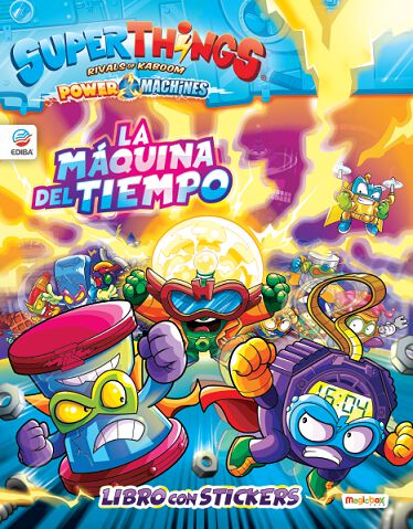 Libro de Stickers Superthings Power Machines - Espa&ntilde;a