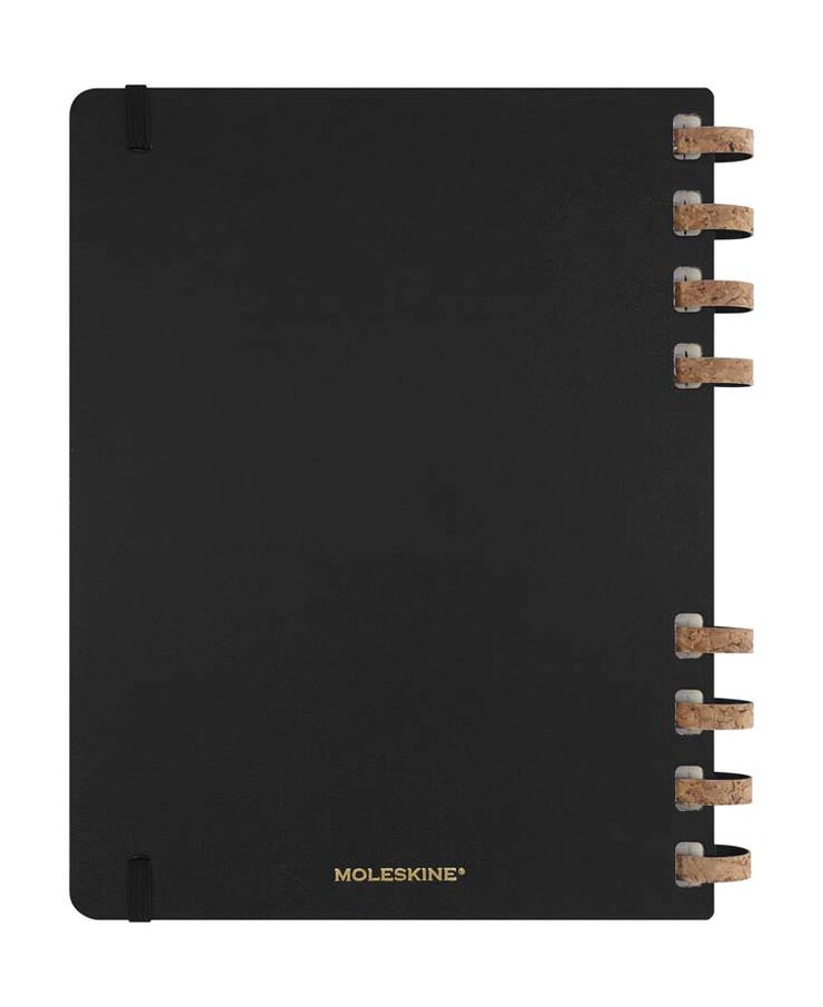 Agenda espiral Moleskine Life Planner 12m sem/vista 2025 XL negro