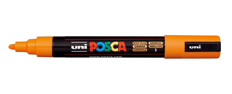 Marcador Posca PC-5M taronja clar