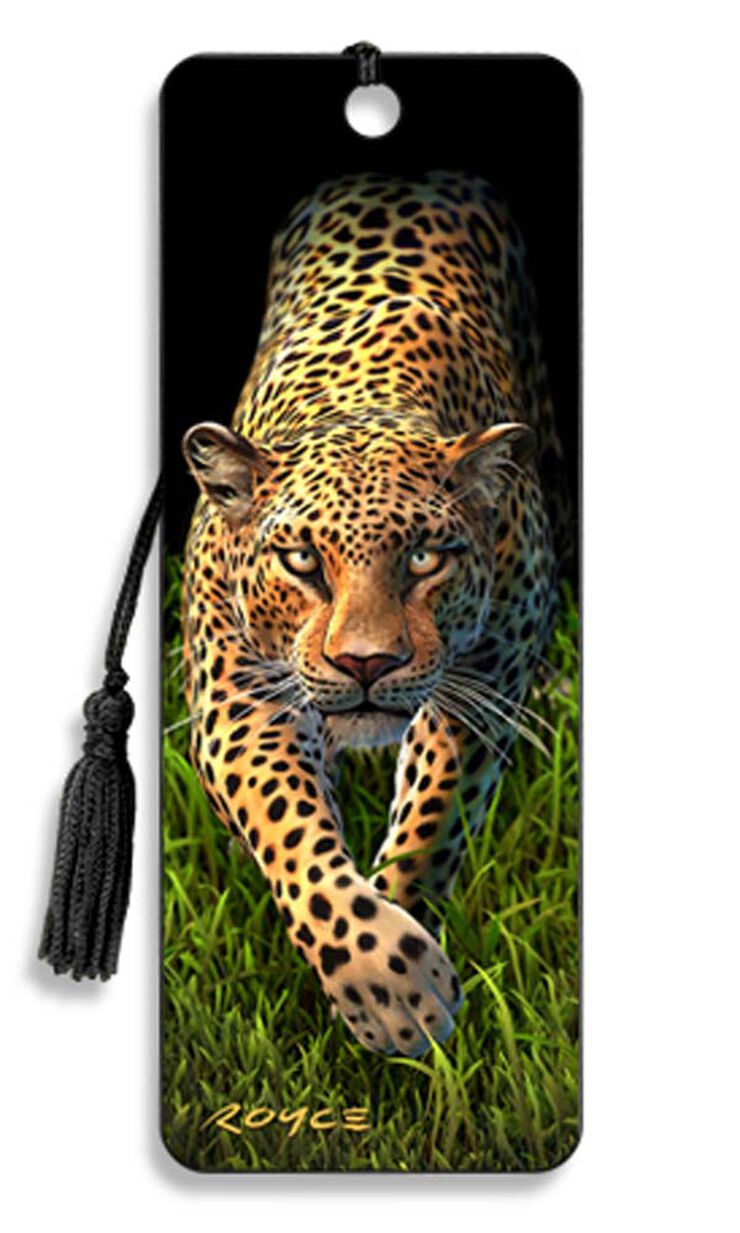Marcapáginas 3D leopard
