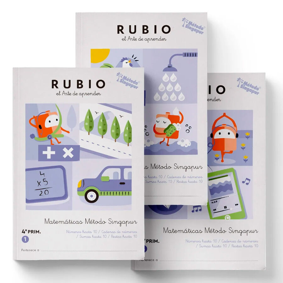 Pack Matem&aacute;ticas M&eacute;todo Singapur 4.&ordm; Primaria