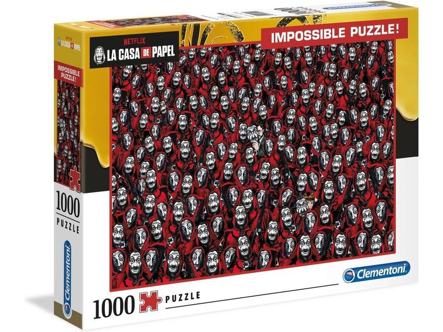 Puzle 1000pc Impossible CASA DE PAPEL