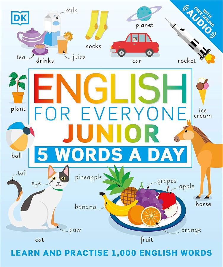 English for Everyone Junior 5 Words a day