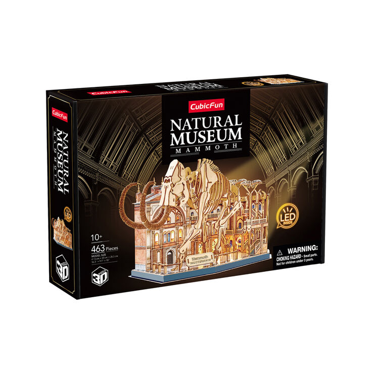 Puzle 3D Museum LED Mamut