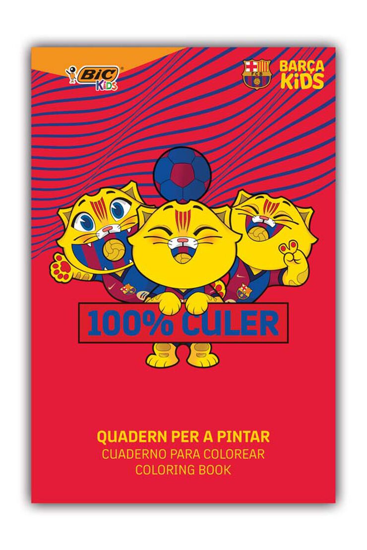 Kit para colorear FC Barcelona Cat Kids
