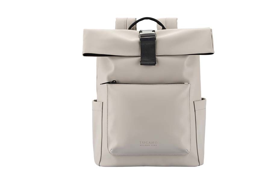 Mochila Tucano Gommo Rolltop 14 gris
