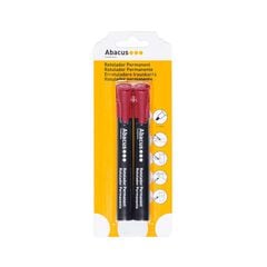 Retolador permanent 4mm Abacus vermell 2u Retolador permanent 4mm Abacus vermell 2u