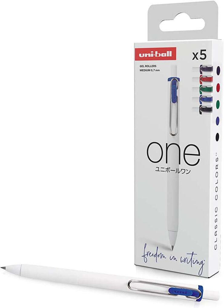 Rollers Uni-ball One Classic 5 colores