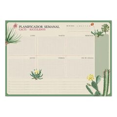 Planificador Setmanal A4 Kokonote Botanical Cacti catal&agrave;