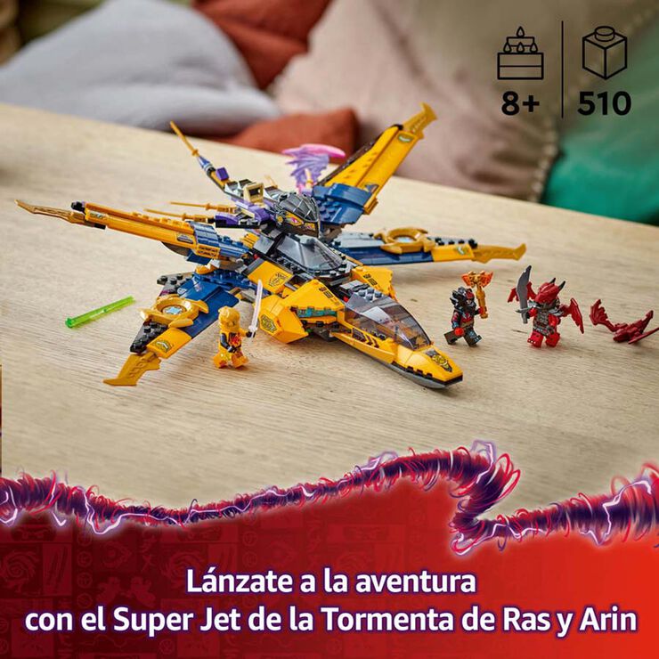 LEGO® Ninjago Super Jet de la Tempesta de Ras i Arin 71833