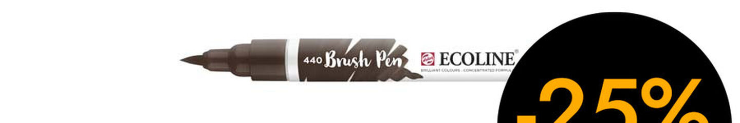 Rotulador Ecoline Brush Pen sepia oscuro 440