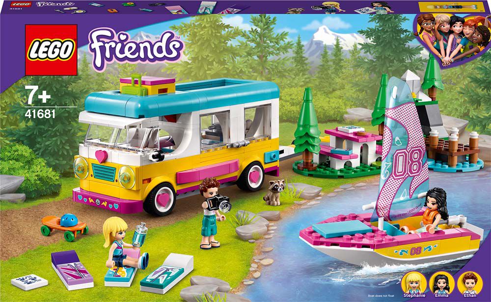 LEGO Friends Autocaravana y barco de vela 41681 Abacus Online
