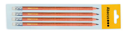 Set de llapis Abacus 2HB Amb goma 4 unitats Set de llapis Abacus 2HB Amb goma 4 unitats