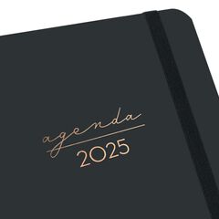 Agenda Finocam Alma E10 dia/pàg cat 2025 negre
