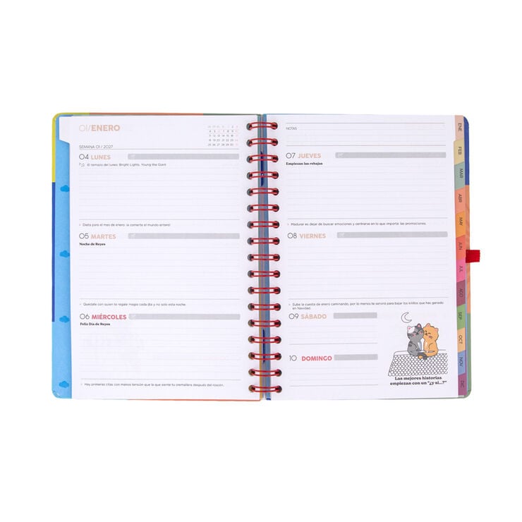 Agenda Mr. Wonderful Semana Vista Castellano En Mi Mundo 2027