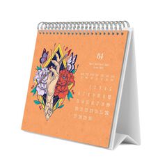 Calendario sobremesa 2026 19,5x16,5 Frida Kahlo
