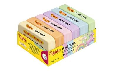 Plastilina Jovi Pastel 50g 6 colors