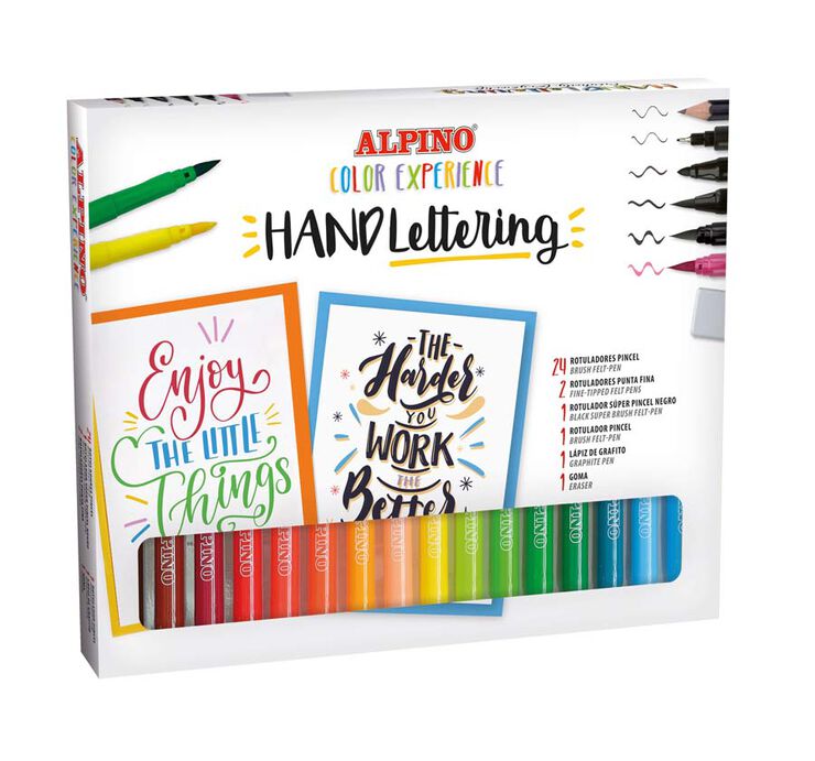 Set de lettering Alpino Color Experience