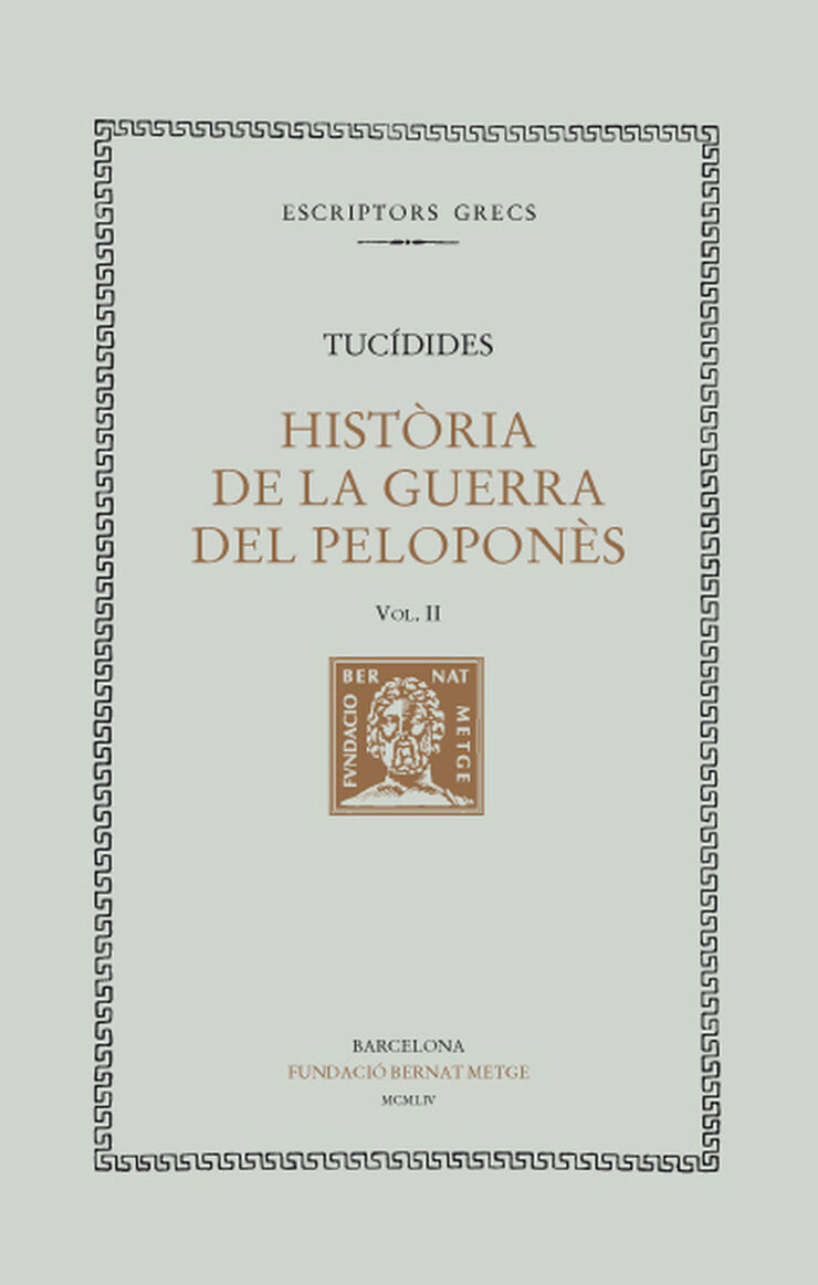 Història de la Guerra del Peloponnès, vol. II: llibre II