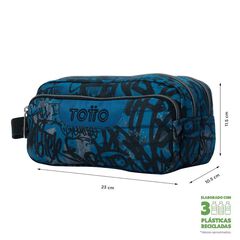 Estuche 3 cremalleras Totto Urban Graph