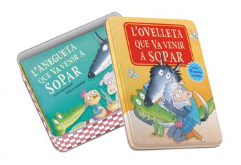 L'ovelleta que va venir a sopar. Llauna amb cinc hist&ograve;ries
