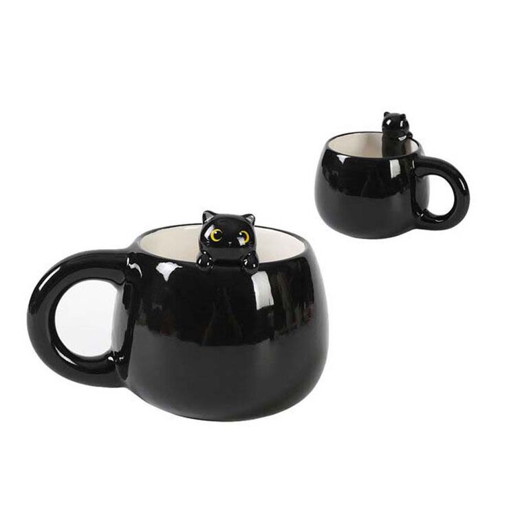 Taza de Cerámica Animalito iTotal Black Cat