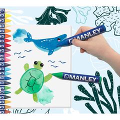 Ceres aquarel·lables Manley 24 colors