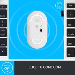 Ratolí Logitech Bluetooth Pebble M350 Blanc