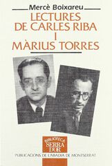 Lectures de Carles Riba i Màrius Torres Lectures de Carles Riba i Màrius Torres