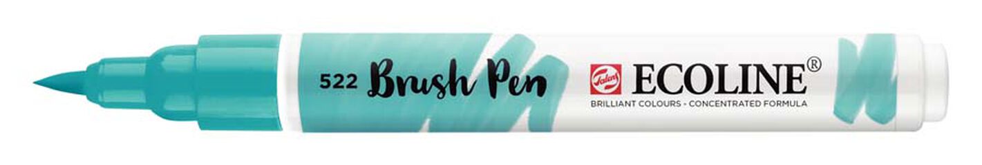 Rotulador Ecoline Brush Pen azul turquesa 522