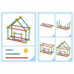 Juego de construcción Nathan Fichas bambuchicolor
