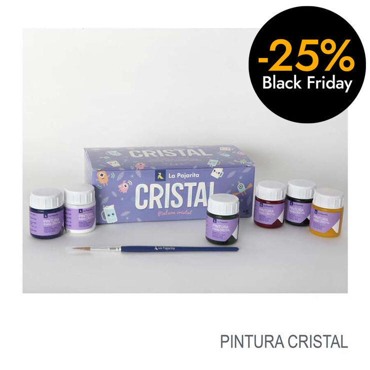 Kit Pintura para cristal La Pajarita 6 colores